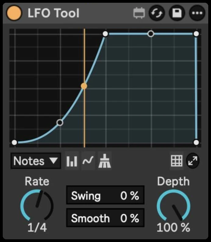 LFO Tool device in Ableton Live