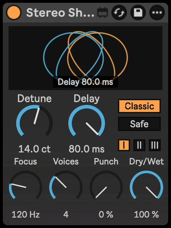 Stereo Shift device in Ableton Live