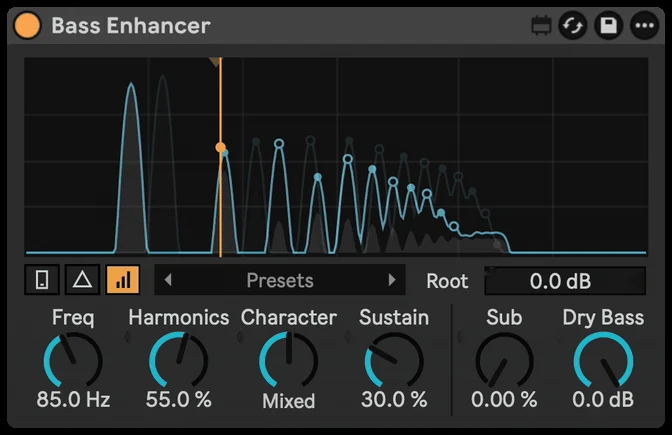 Bass Enhancer: Character