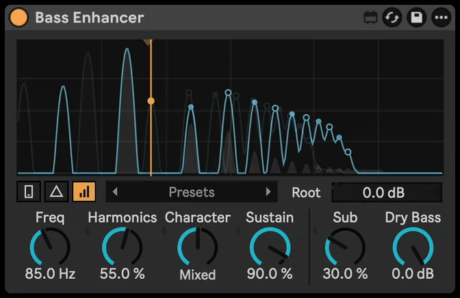 Bass Enhancer: Dry Bass