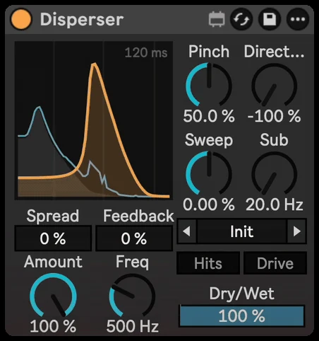 Disperser: Spread