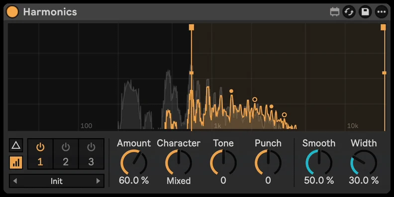 Harmonics: Punch and Sustain