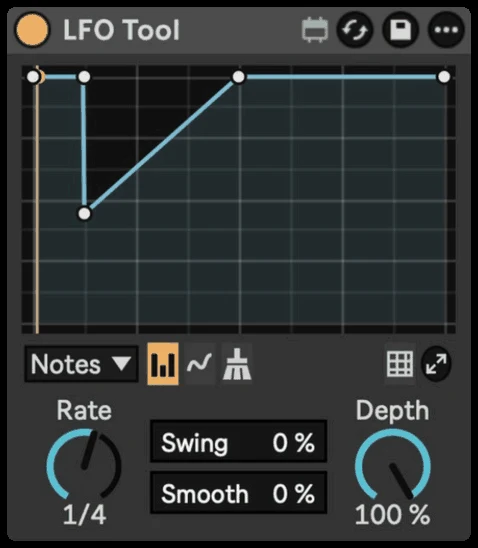 LFO Tool: Block and Draw