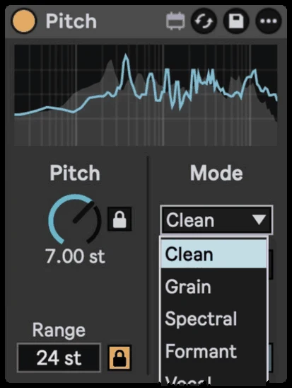 Pitch: 5 modes