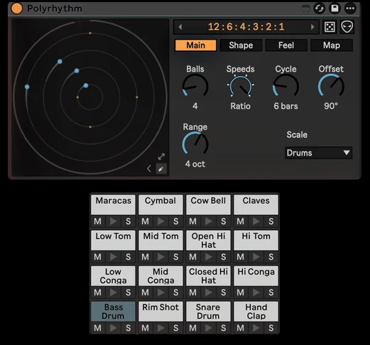 Polyrhythm: Drum Rack