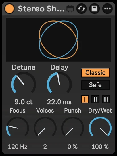 Stereo Shift: Detune and Delay